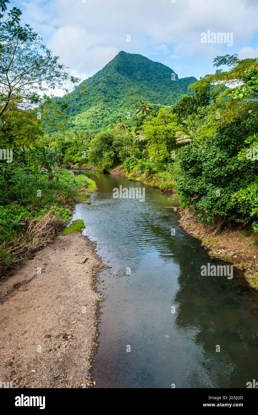 Little Creek, Upolo, Samoa, Südsee Stockfoto