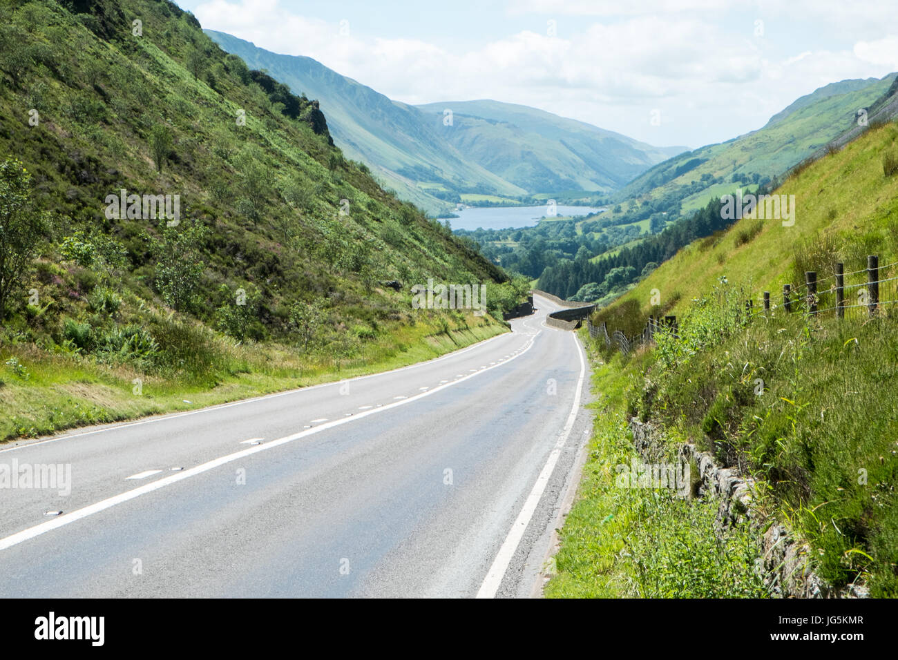Cadair, Tal-y-Llyn, See, Pass, von A487 road,Idris,Cader,Cadair,Snowdonia,National,Park,Gwynedd,Wales,Welsh,rural,mountain,outdoors,U.K.,UK,GB,Europe, Stockfoto