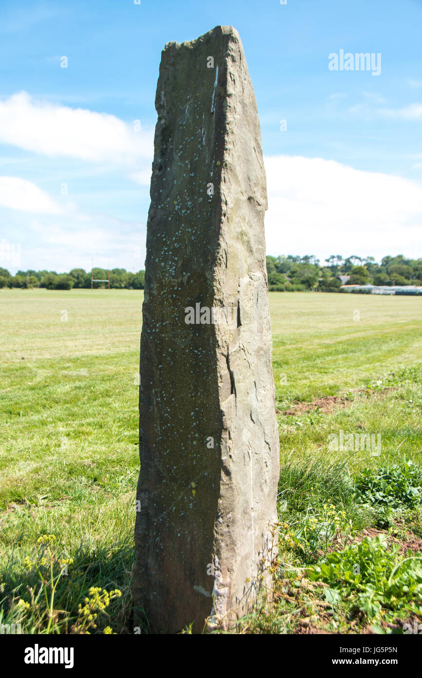 Obelisk am Meer Stockfoto