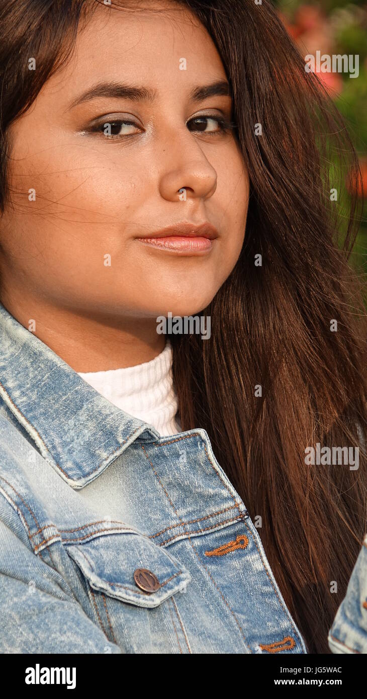 Schöne weibliche Teenager Stockfoto