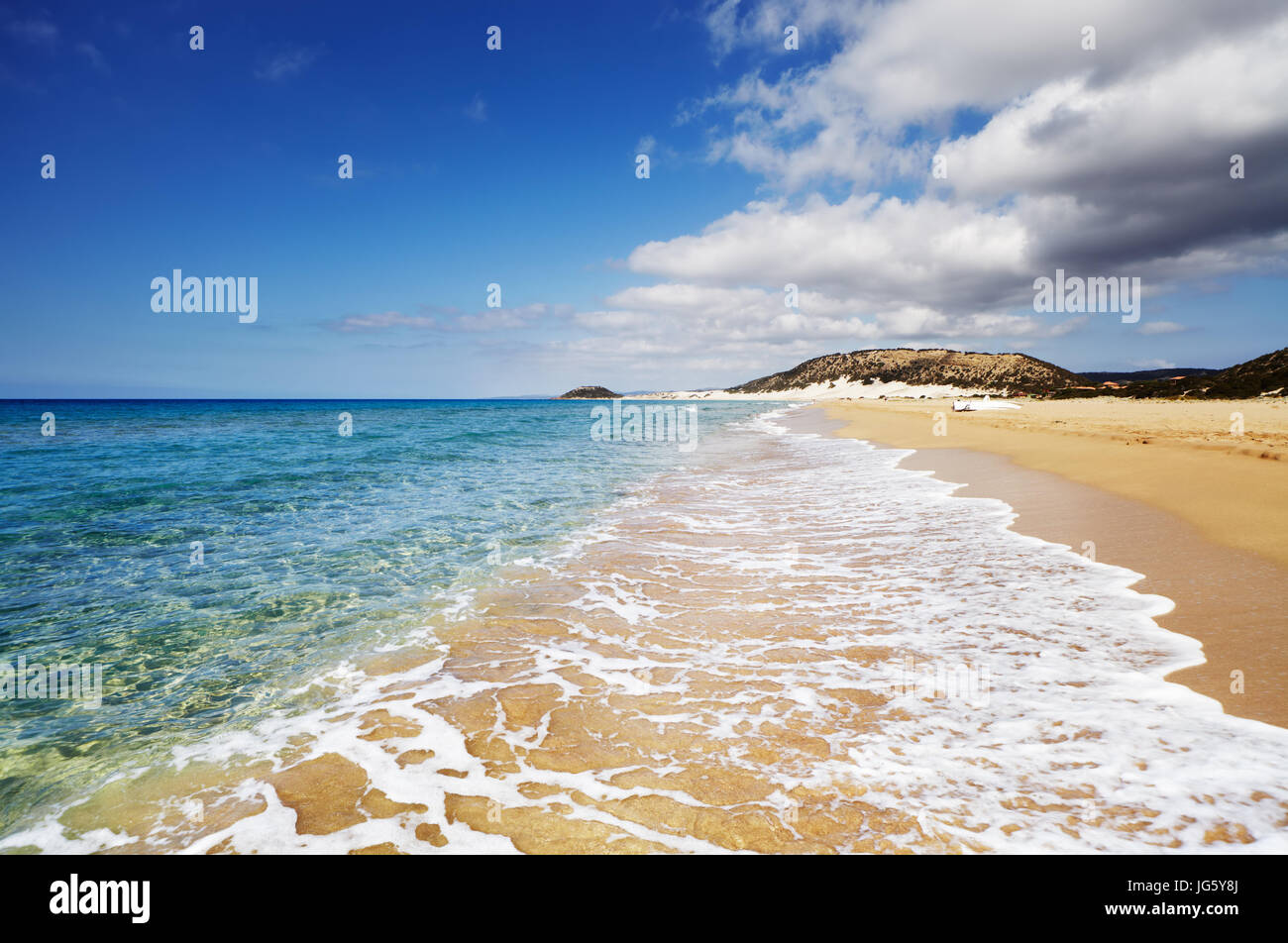 Golden Beach-die besten Strand von Zypern, Karpas Halbinsel, Nord-Zypern Stockfoto