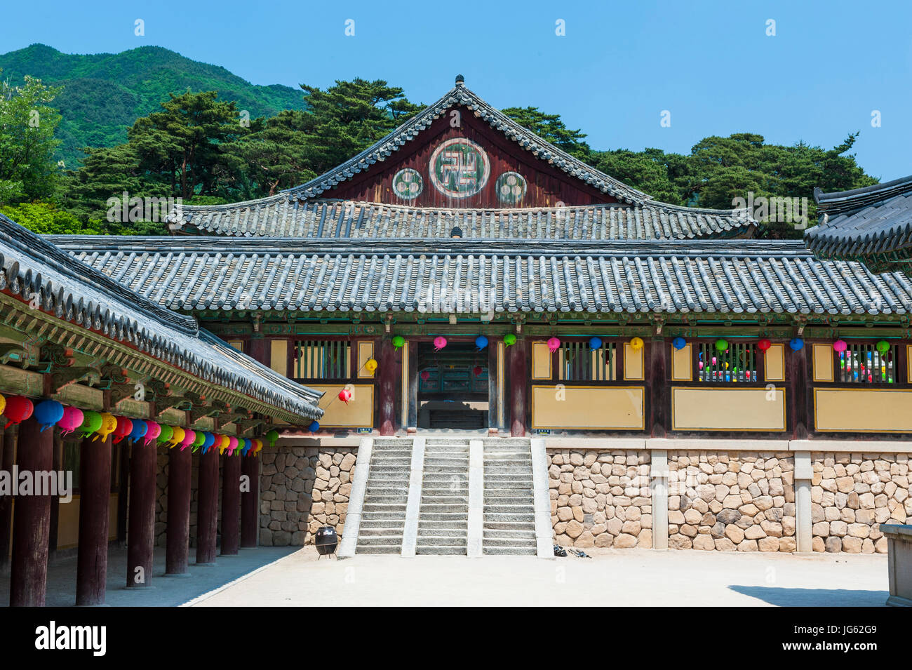 Bulguksa Tempel, Unesco Welt Kulturerbe Anblick Gyeongju, Südkorea Stockfoto