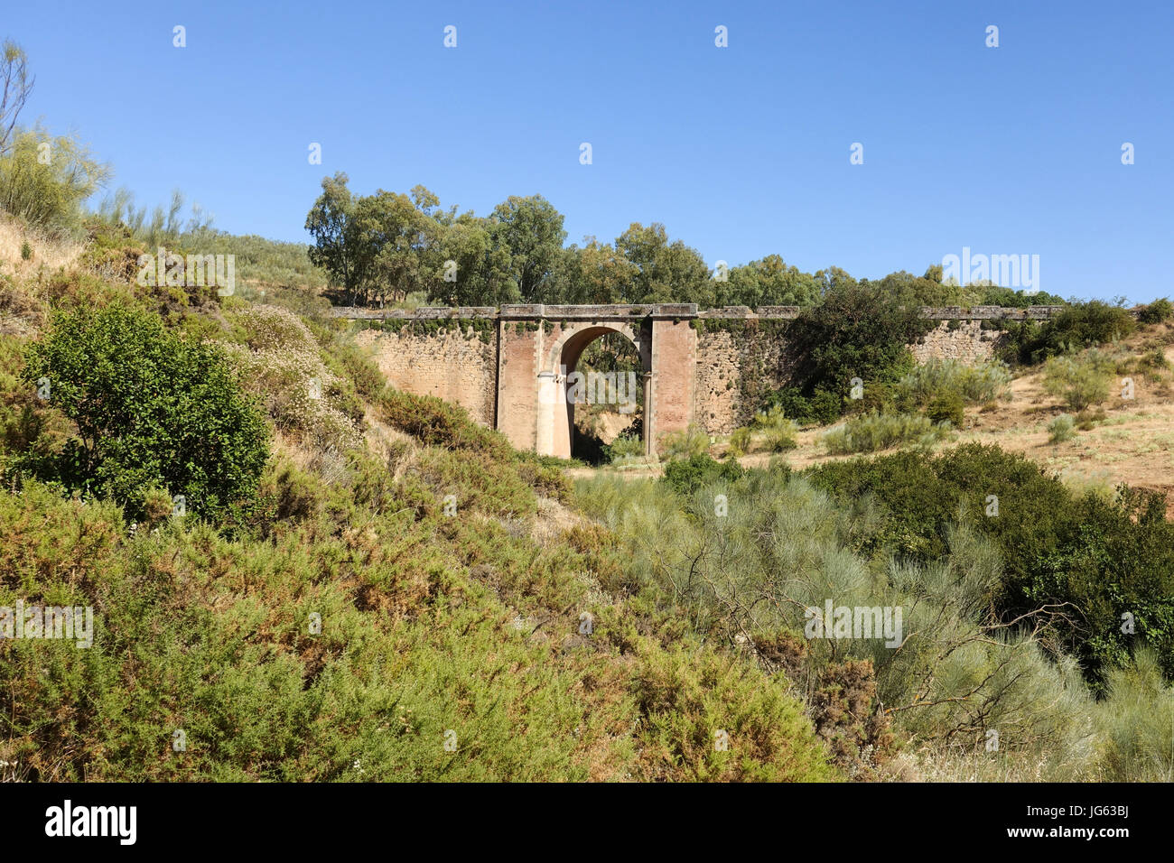 Puente De La Ventilla, Arriate, Andalusien, Spanien. Stockfoto