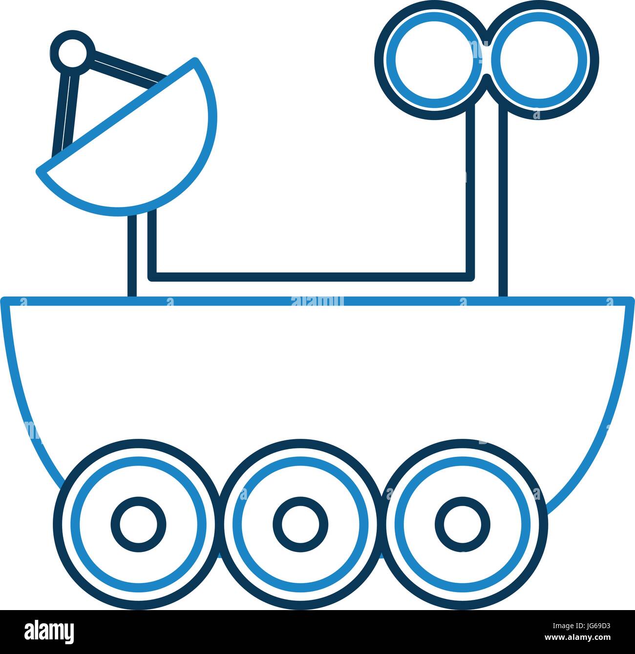 Space Explorer Symbol Vektor Illustration Autodesign Stock Vektor