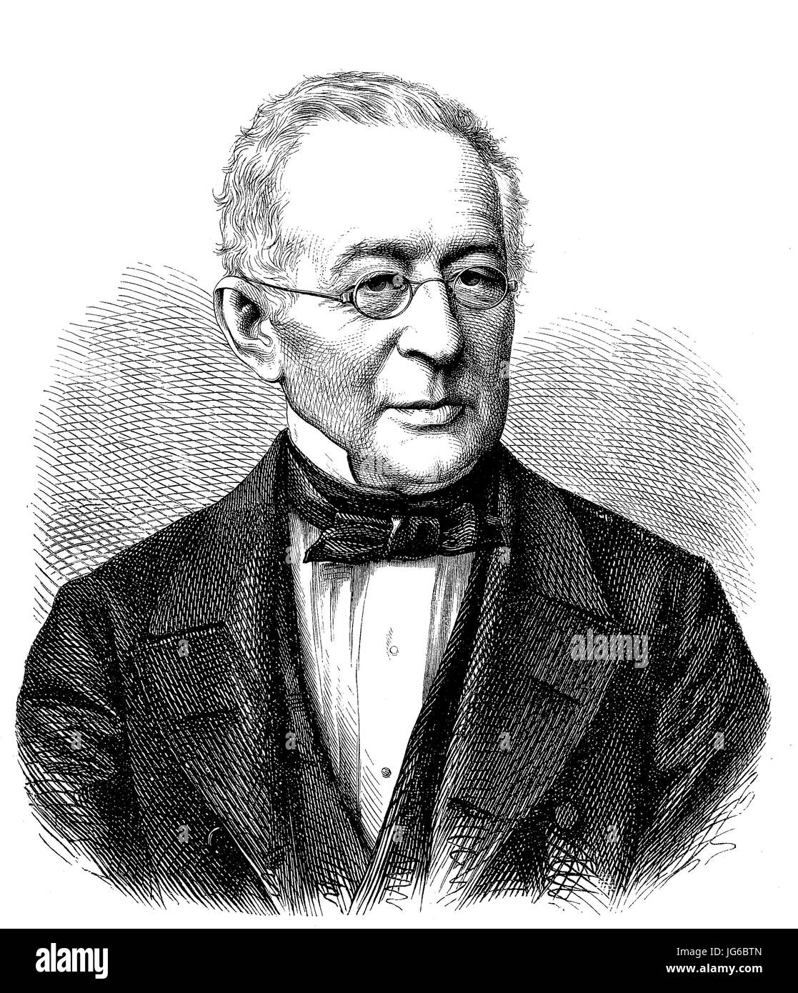 Digital verbessert:, Alexander Michailowitsch Gorchakov-1798-1883, war ein russischer Diplomat und Staatsmann, Russland, Abbildung aus dem 19. Jahrhundert Stockfoto