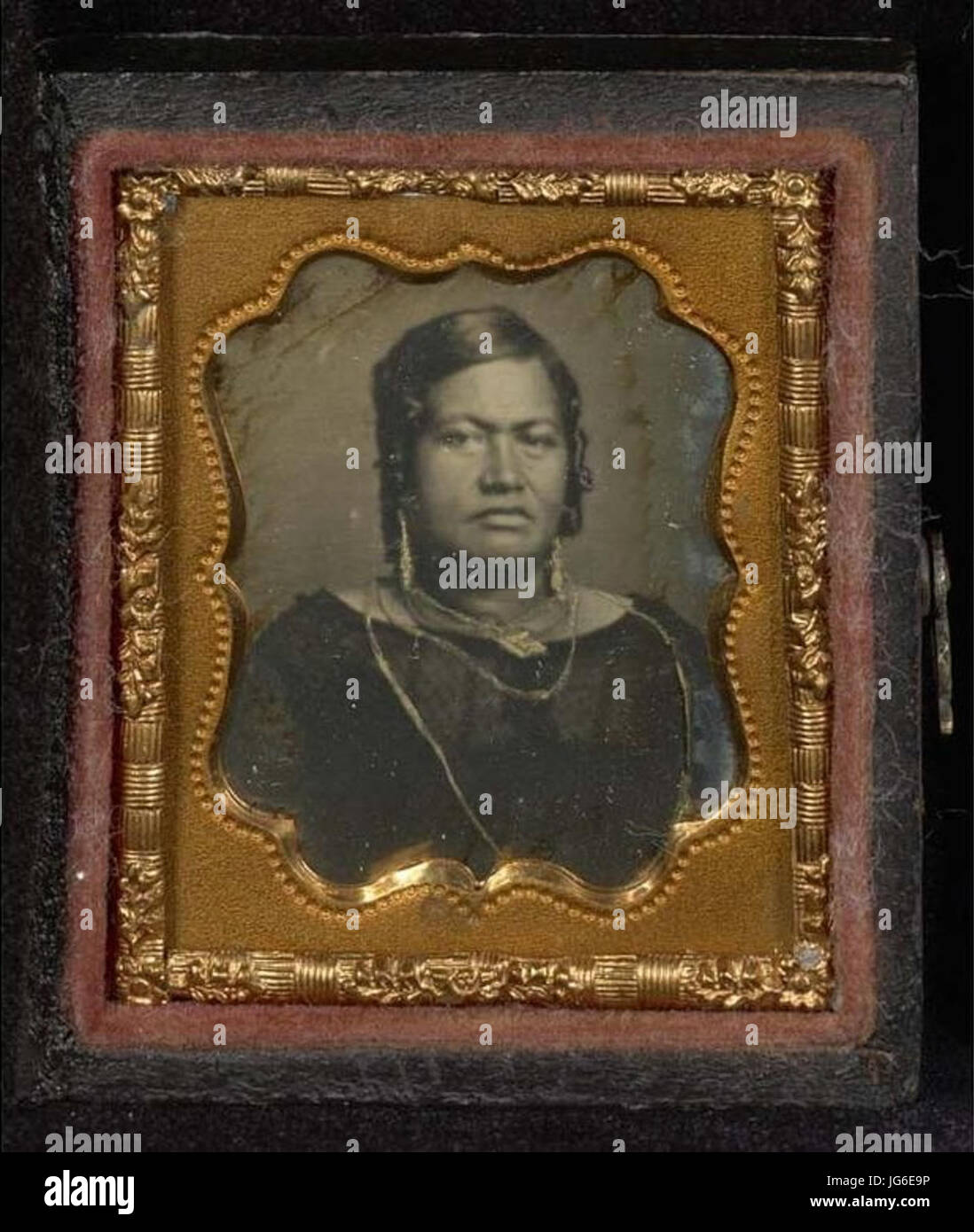 Königin Kalama, Daguerreotypie, 1853-54 Stockfoto