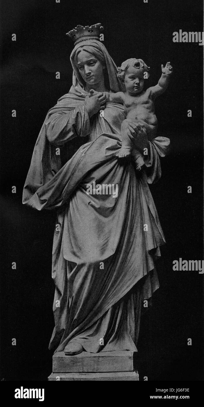 Rösch, Wilhelm, Statue Maria Mit Dem Göttlichen Art, Archiv Für selben Kunst Stockfoto