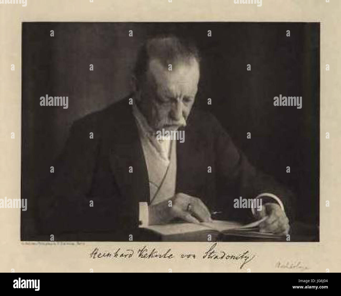 Reinhard Kekulé von Stradonitz Stockfoto