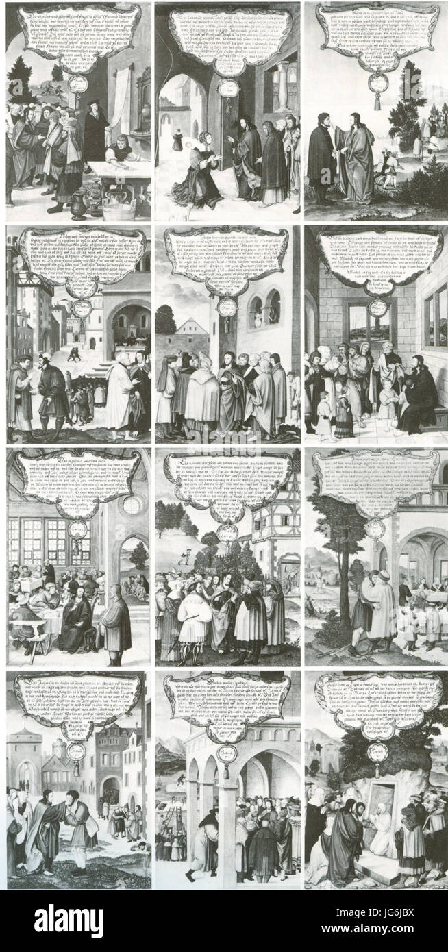 Renaissance C14A-2 Füllmaurer Mömpelgarder Altar Stockfoto