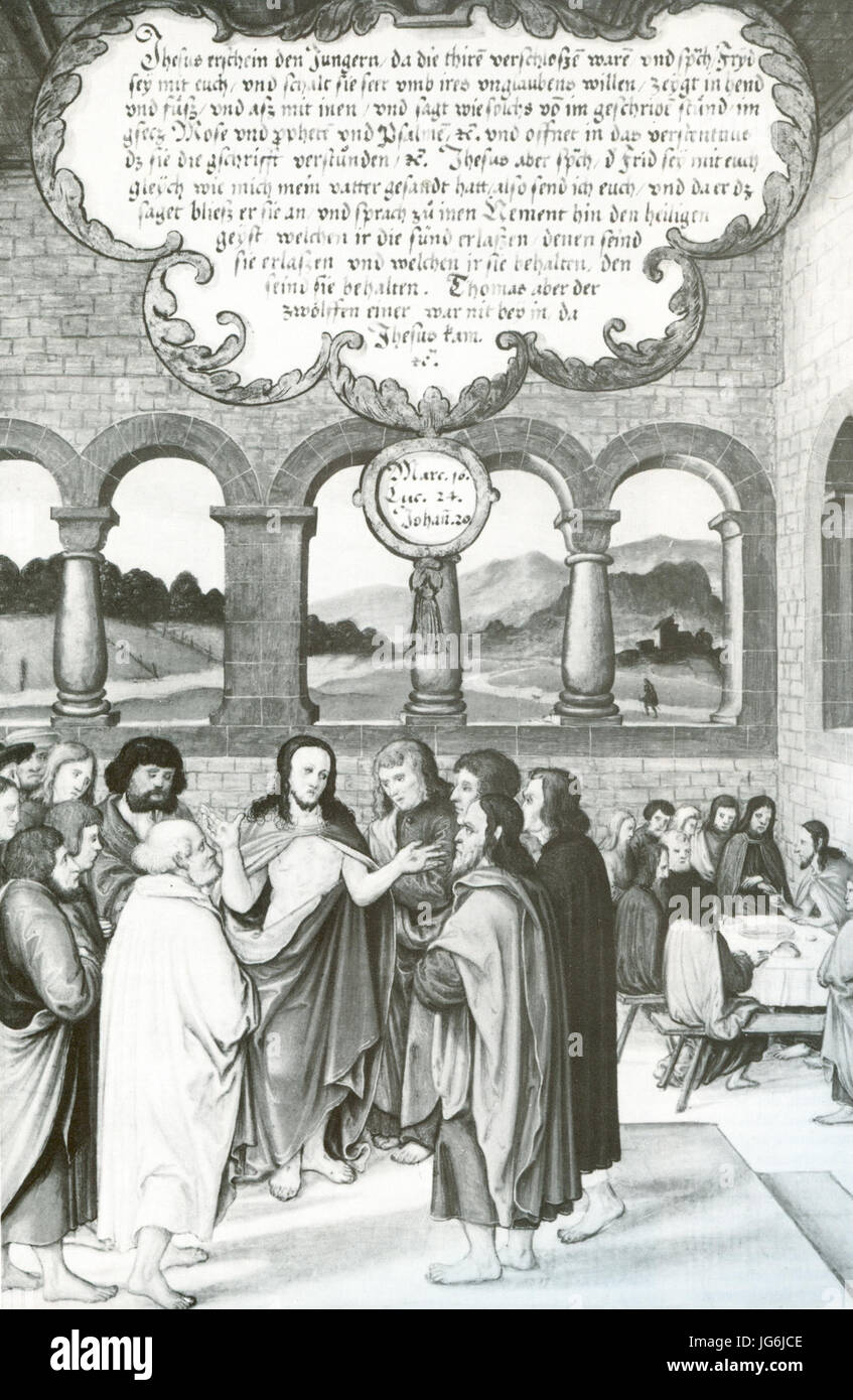 Renaissance C14A-2 Füllmaurer Mömpelgarder Altar25 Stockfoto