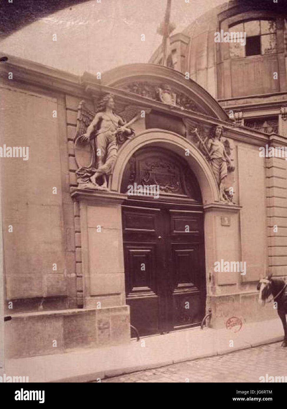 Rue de l'École de Médecine Stockfoto