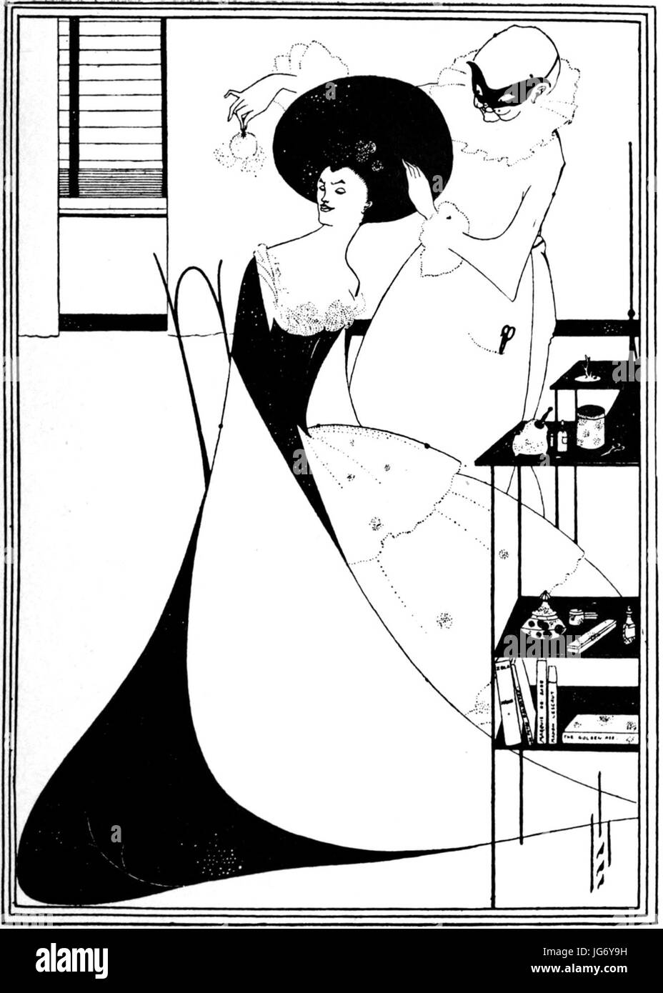 Salomé-eine Tragödie in einem Gesetz Pg 65 Stockfoto