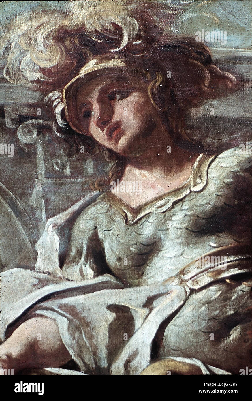 Schwäbisch Hall, Rathaus, Deckengemälde Im Trausaal Achilleus