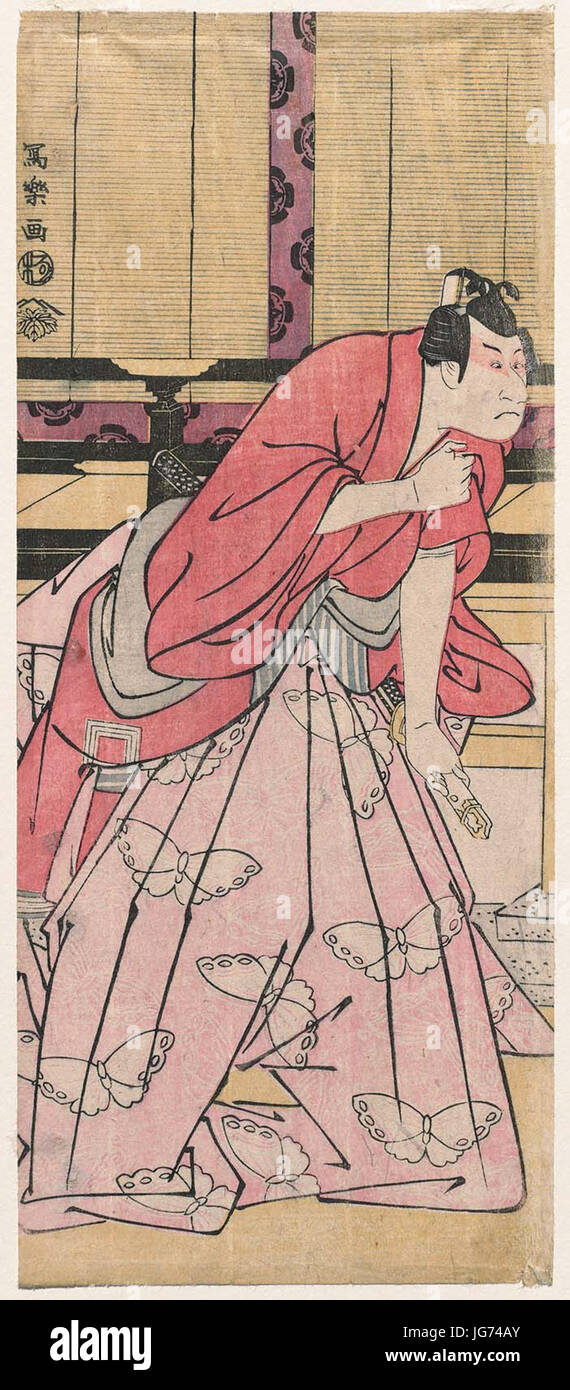 Sharaku (1795) Ichikawa DanjūrC58D VI als Soga kein GorC58D Tokimune Stockfoto