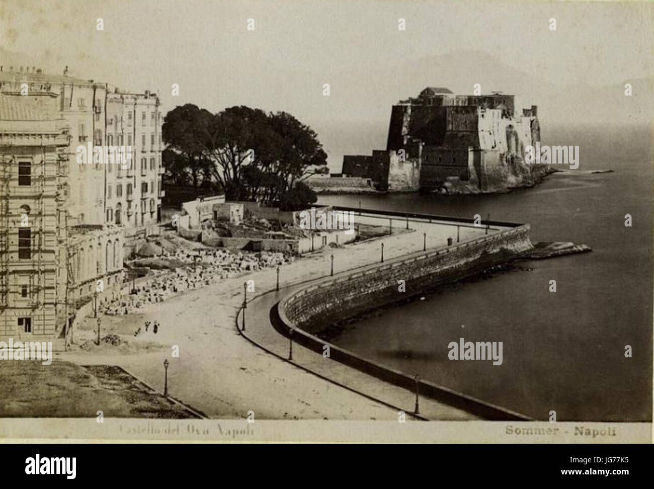 Sommer Giorgio 281834-191429 - Castel Dell Ovo - Napoli Stockfoto