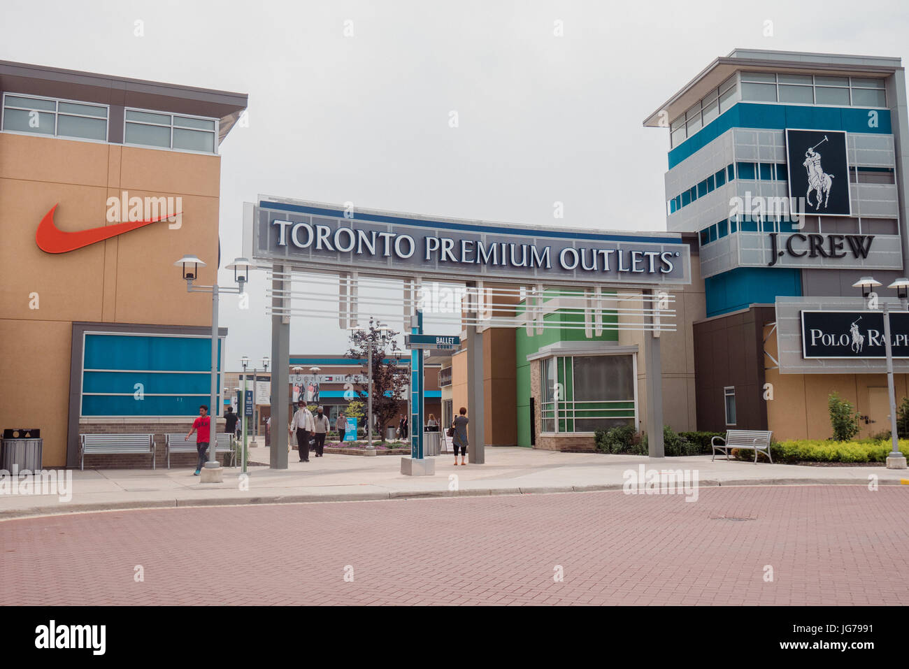 Toronto Premium Outlets Mall Stockfoto