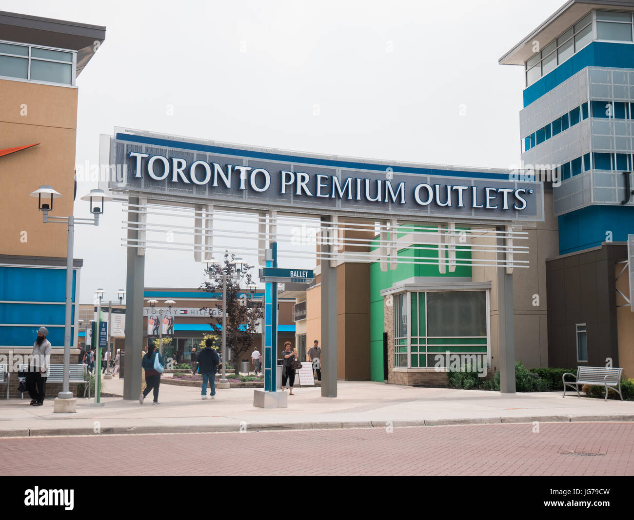 Toronto Premium Outlets Mall Stockfoto