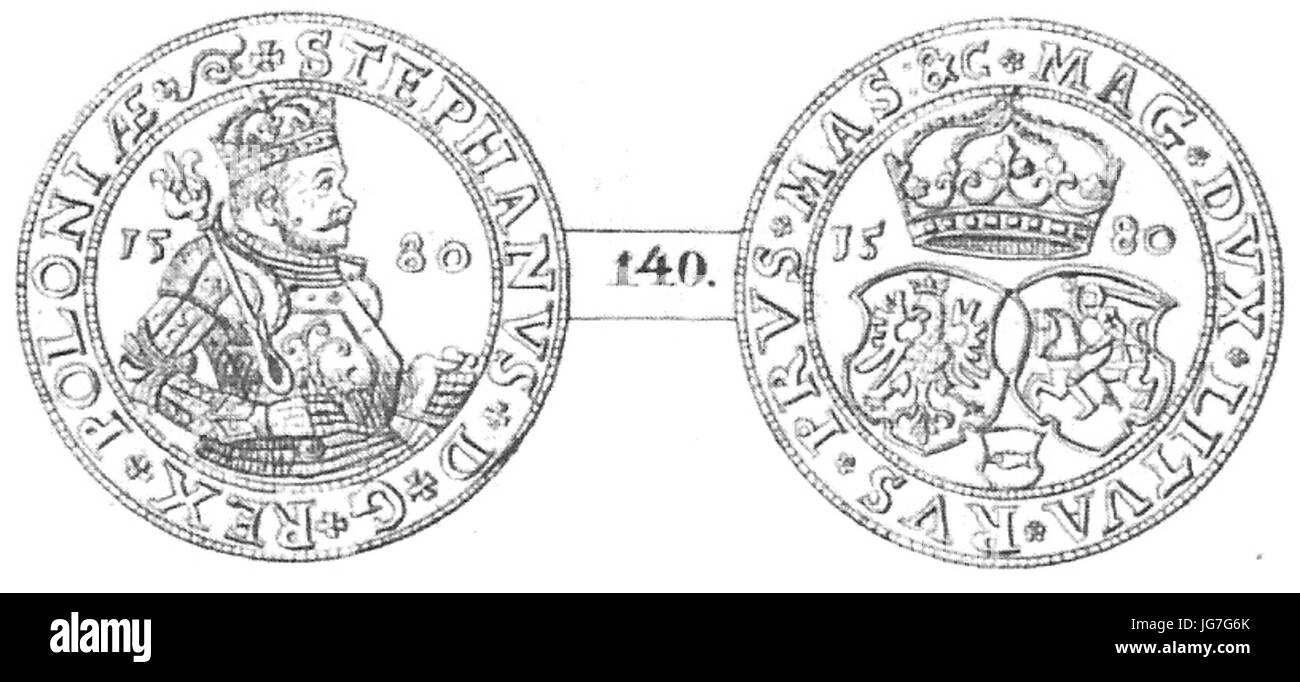 Talarer 15-80 Batory Orzeł Pogoń h.Glaubicz Bez Wilczych kC583B3w Stockfoto