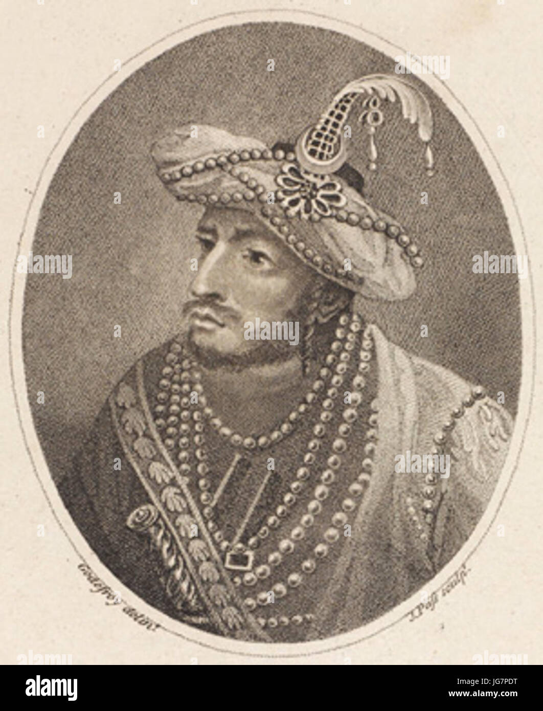 Tipu Sultan c.1790 Stockfoto