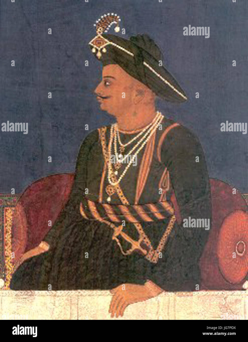 Tipu Sultan Fath Ali Khan Stockfoto