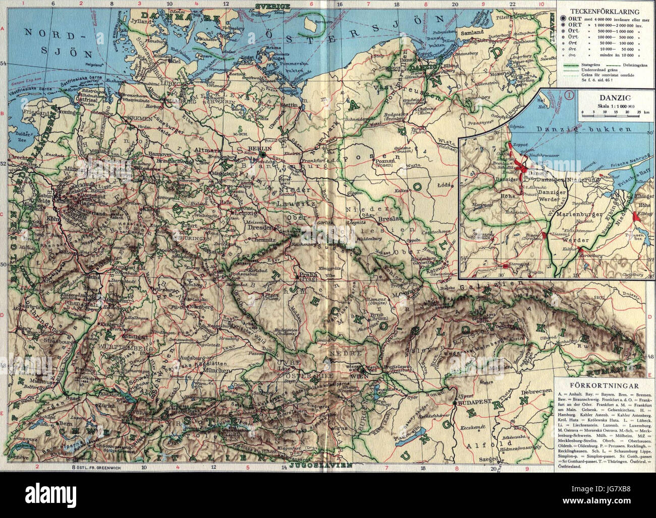 Blankwaffen, Österrike Och Tjeckoslovakien (1930) Stockfoto Blankwaffen, Österrike Och Tjeckoslovakien (1930) Stockfoto
