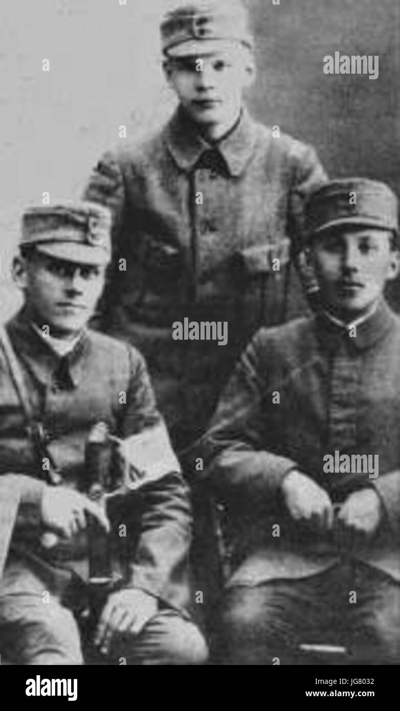 Urho Kekkonen Suomen sisällissodassa Stockfoto