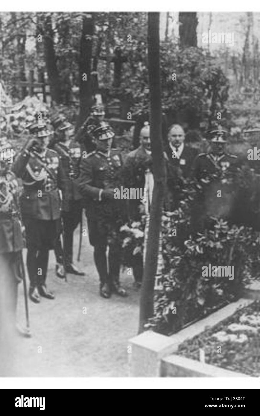 Uroczystości Pogrzebowe Radomsko 1935r Stockfoto