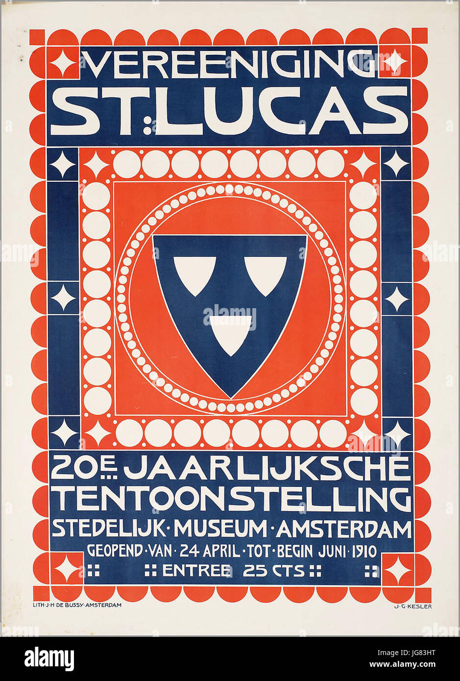 Vereeniging St. Lucas - Johan Kesler Stockfoto