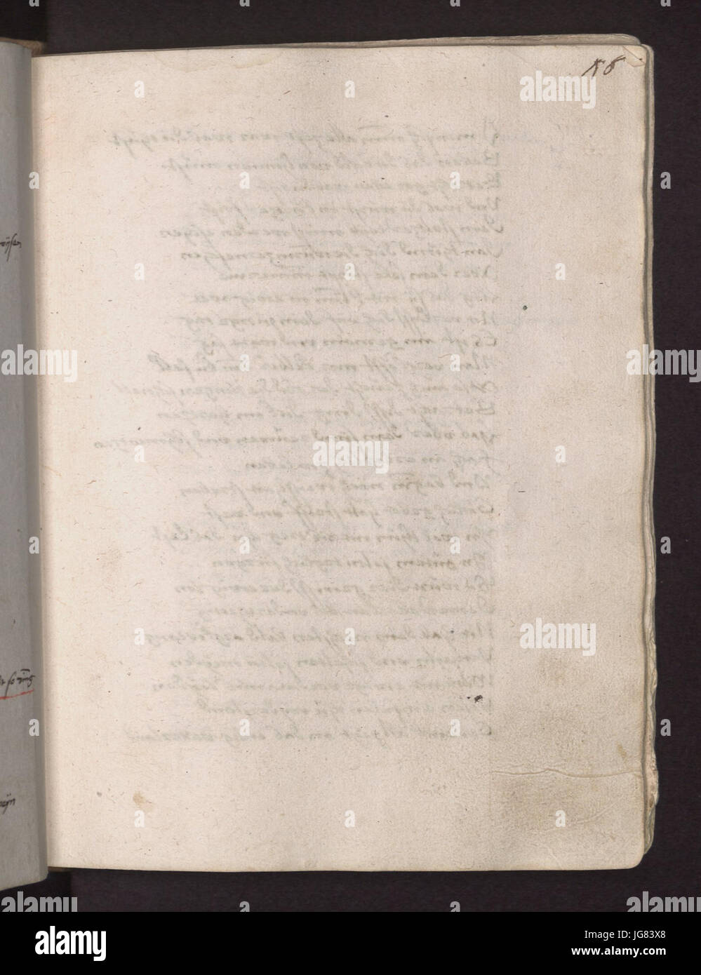 Vergänglichkeitsbuch 161 076r Stockfoto