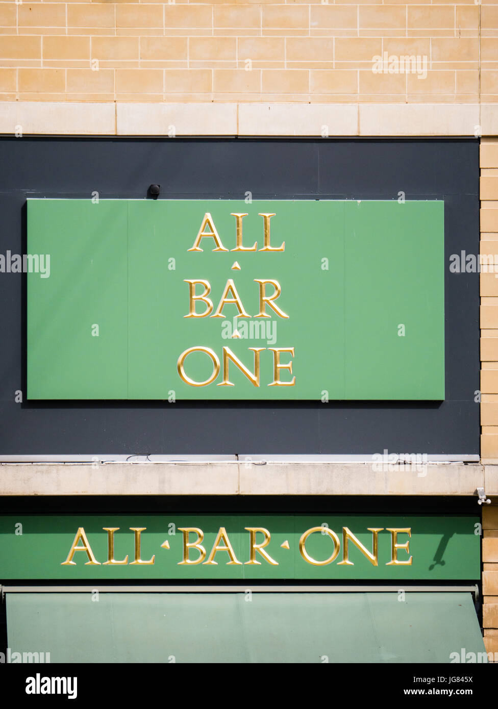 Alle Bar ein, Restaurant, Pub-Kette, das Orakel, lesen, Berkshire, England Stockfoto
