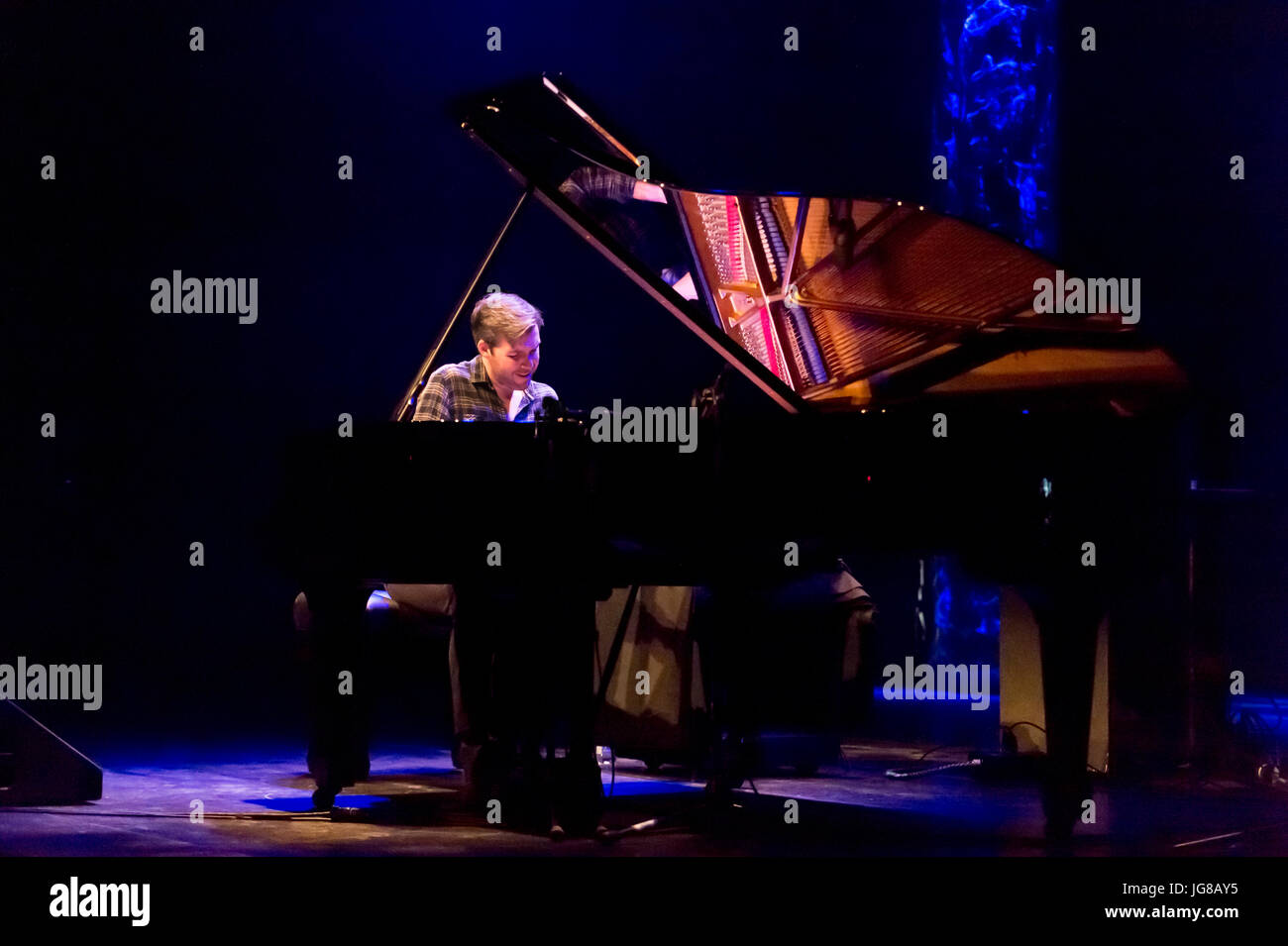 Montreal, Kanada - 3. Juli 2017: Gwilym Simcock führt am Jazz Festival 2017 Credit: Marc Bruxelle/Alamy Live News Stockfoto