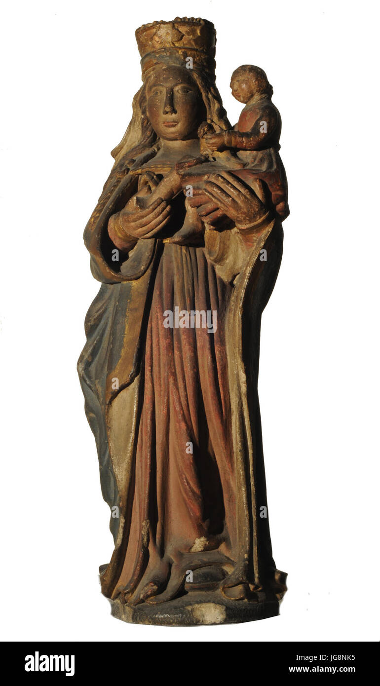 Virgen María con Niño - Anónimo Stockfoto