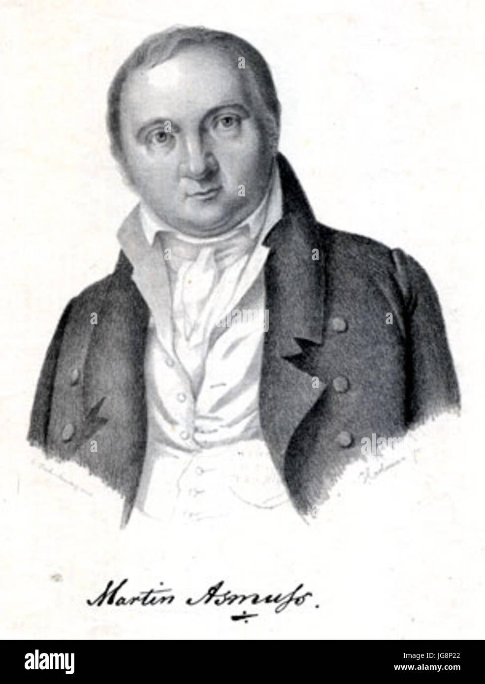 Martin Asmuss 28Alexander Freiherr von Ungern-Sternberg pinx Hermann Eduard Hartmann fec.29 Stockfoto