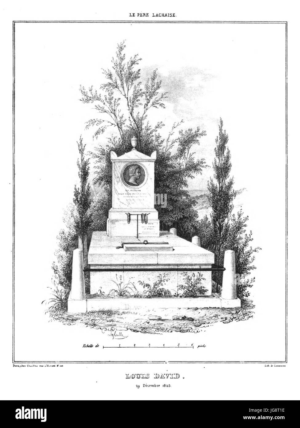 Marty - Les Principaux Denkmäler Funéraires - David Stockfoto