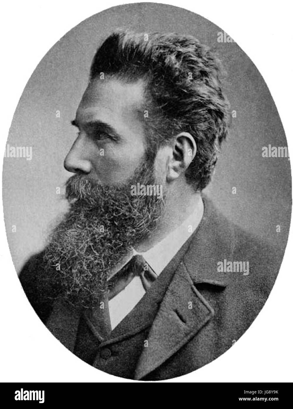 Wilhelm Conrad Röntgen beschnitten Stockfoto