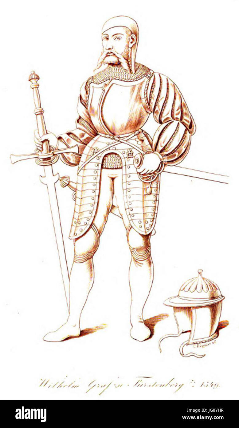 Wilhelm V Fürstenberg Stockfoto