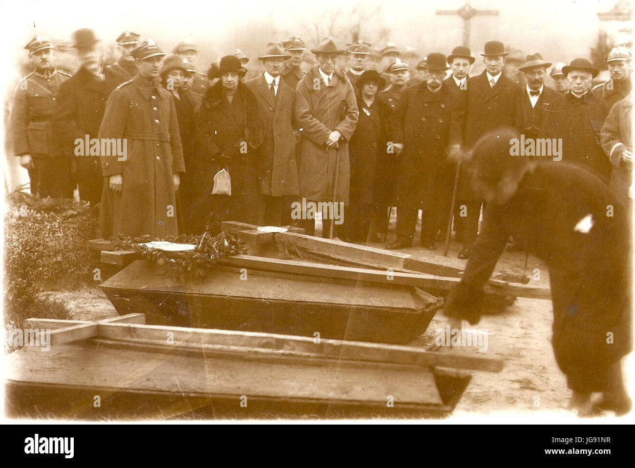 Wybór Trumny Z Ciałem Nieznanego C5BBołnierza Stockfoto