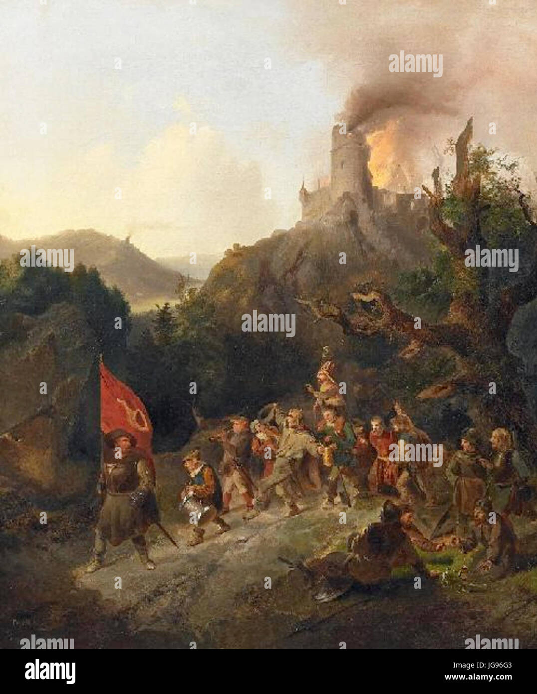 Meno Mühlig - Die Gefangennahme des Götz von Berlichingen Stockfoto