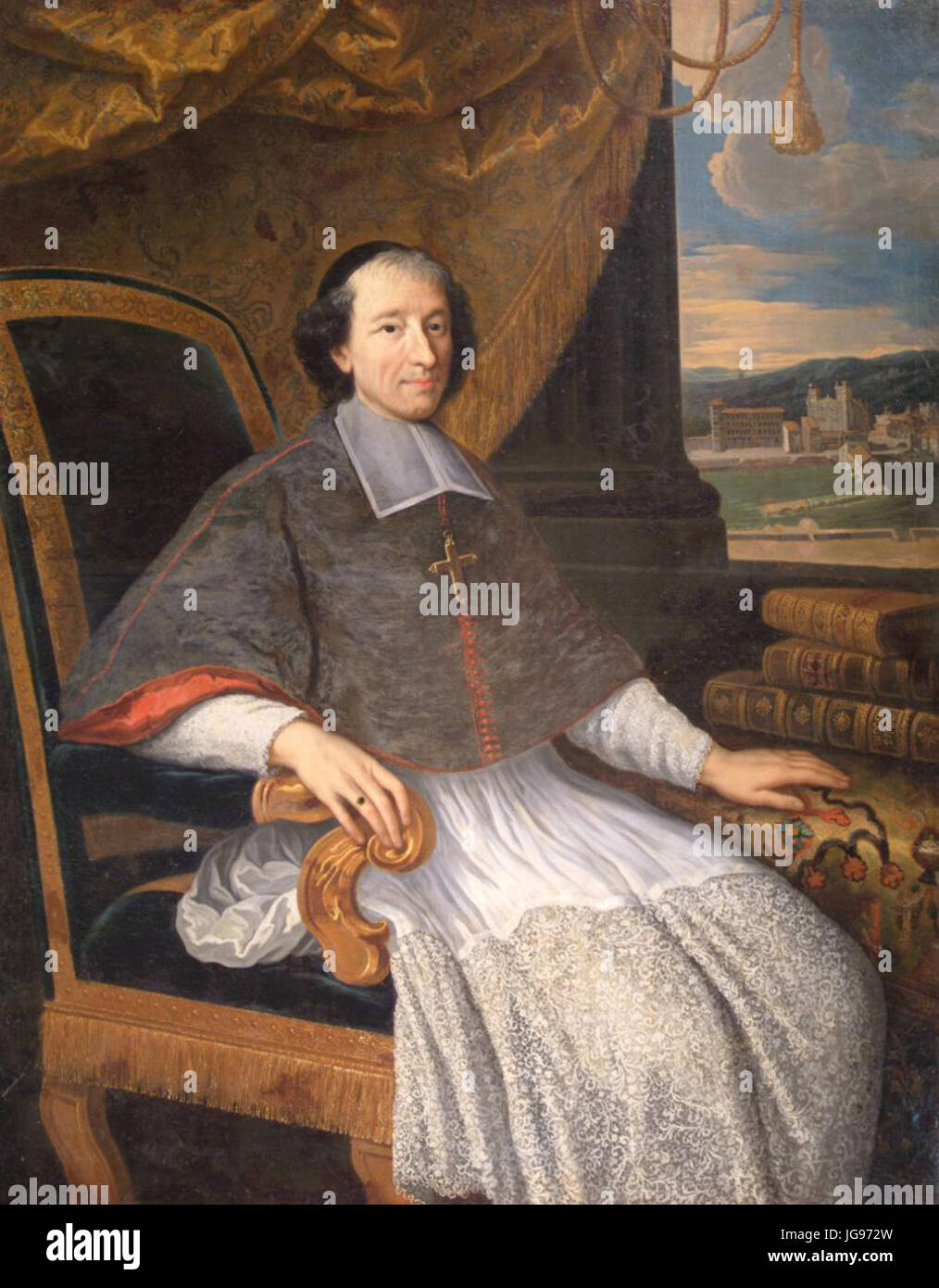 Mgr-Charles le Goux De La Berchère ArchevơAAque de Narbonne Stockfoto