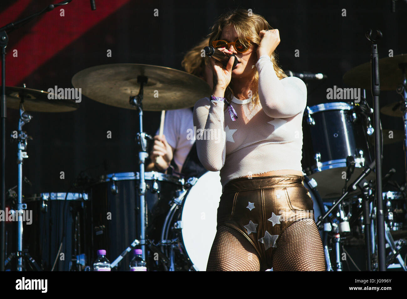 Tove Lo bei Barclaycard Britische Sommerzeit im Hyde Park - 2. Juli 2017 Stockfoto