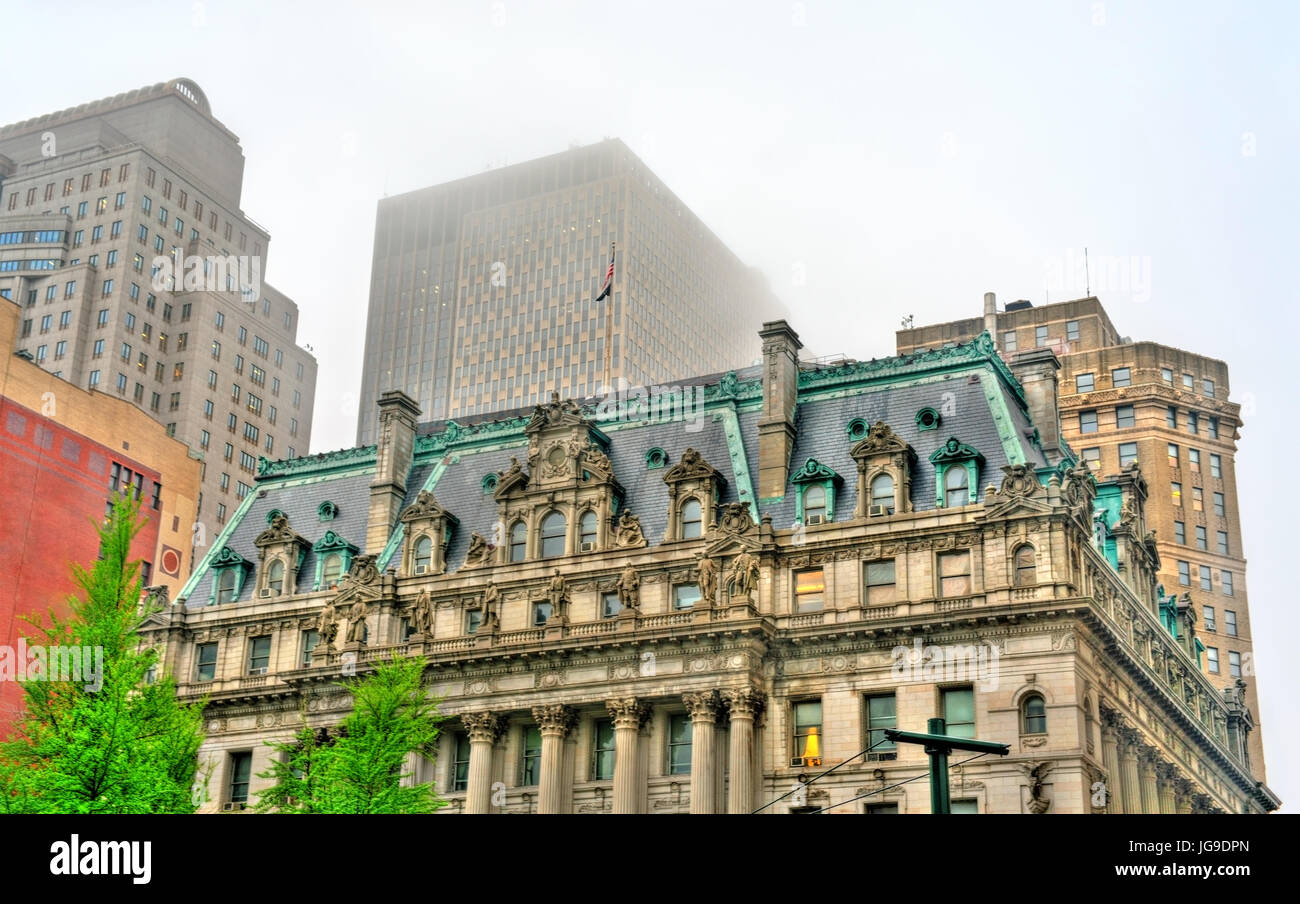 Leihmutter Gerichtsgebäude in Manhattan, New York City Stockfoto