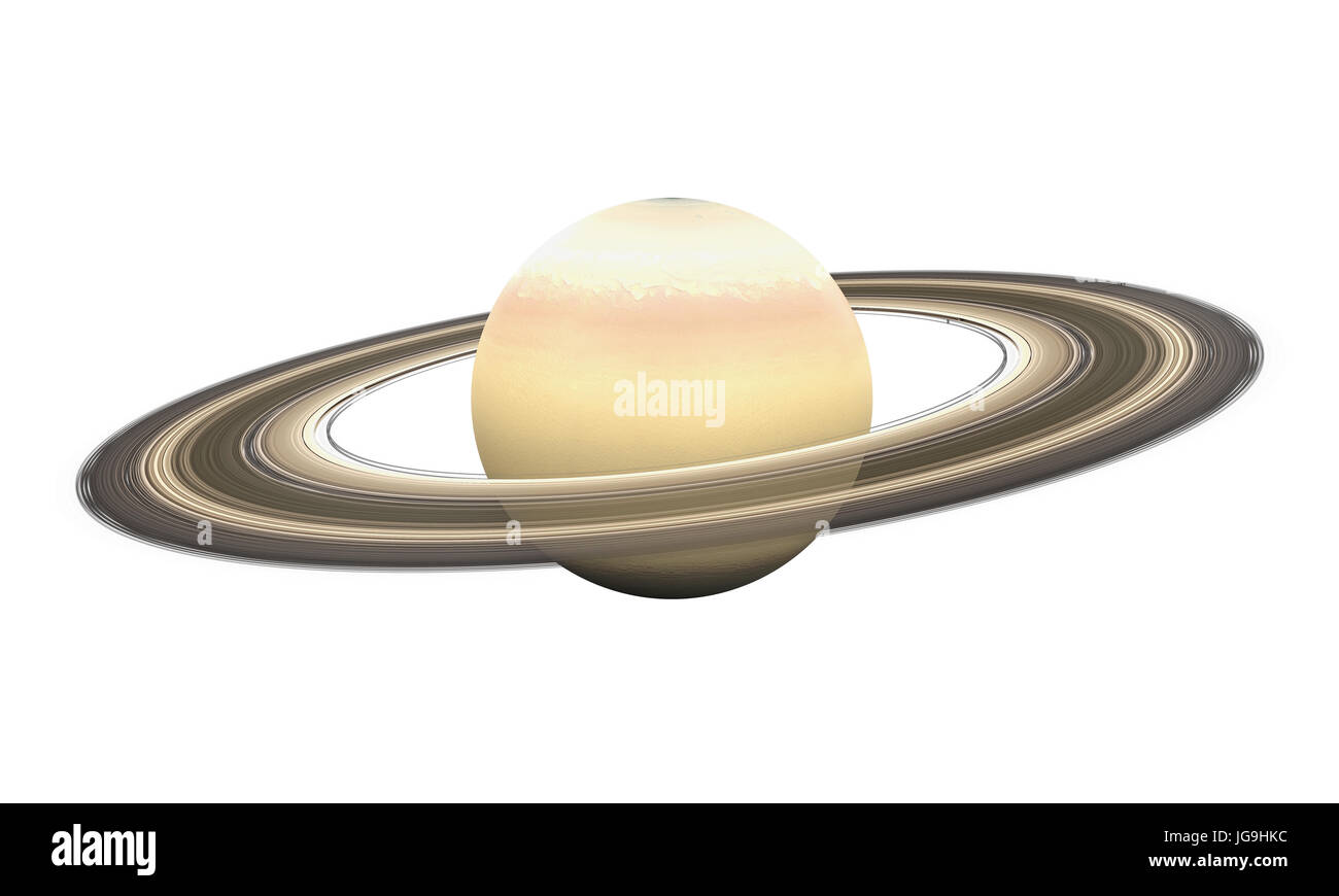 Planet Saturn isoliert Stockfoto Planet Saturn isoliert Stockfoto