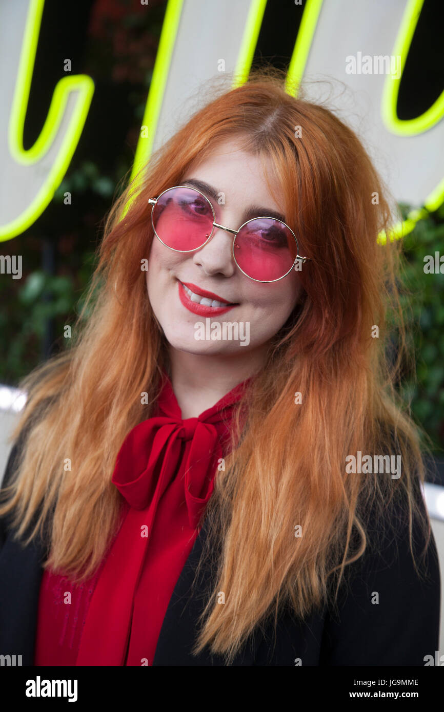 MISS LI oder Linda Carlsson schwedische Singer-Songwriterin 2017 Stockfoto