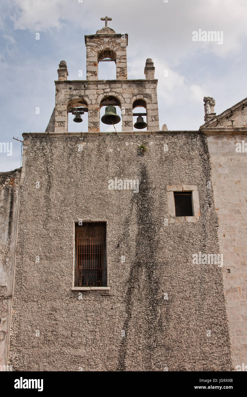 Kirchliche Seitenansicht, Merida, Yucatan Stockfoto