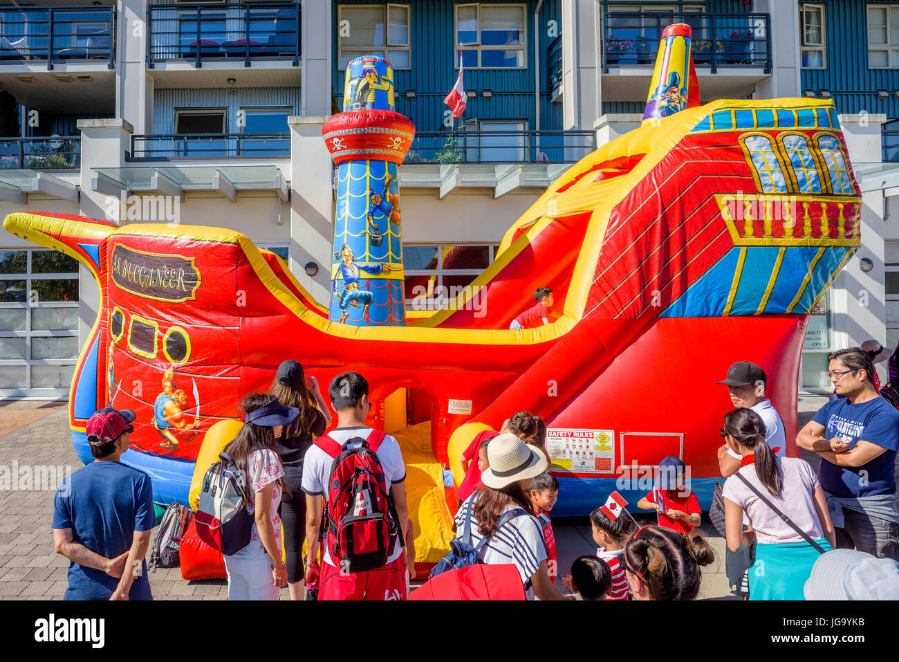 Kanada Tag Street Fair, Dorf Steveston, Richmond, Britisch-Kolumbien, Kanada. Stockfoto