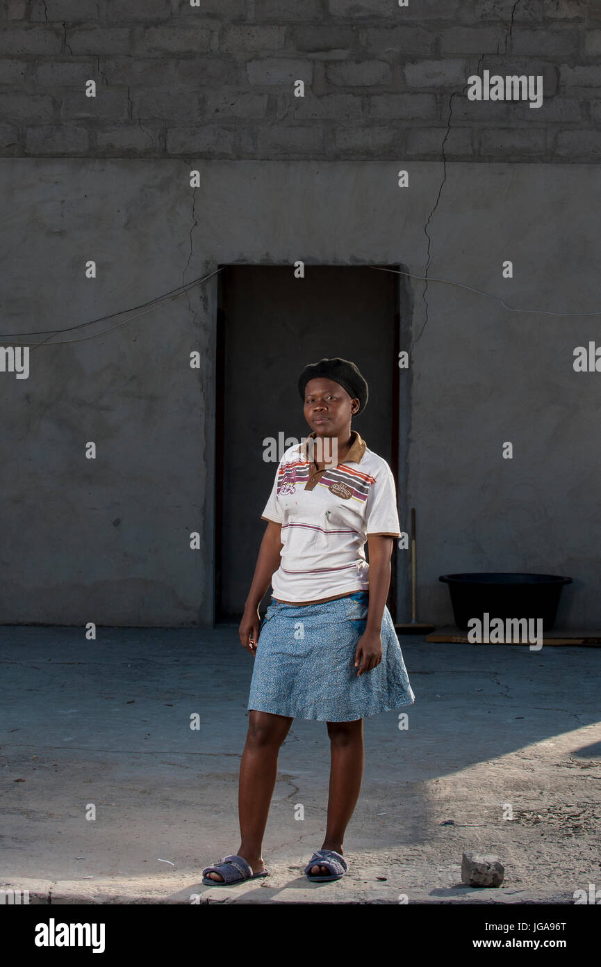 Sie Dame, Afrika, Botswana Stockfoto