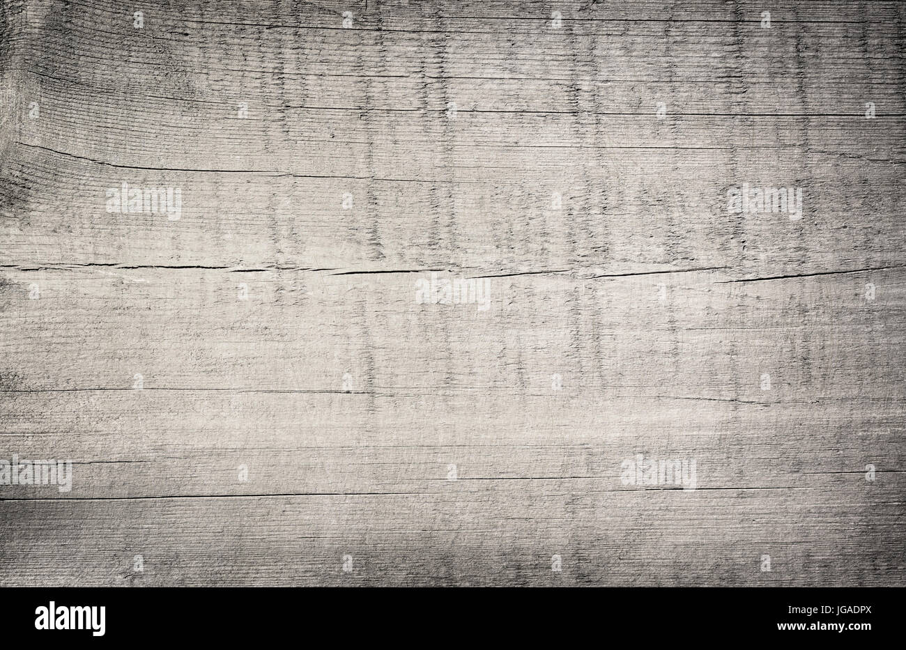 Graues Licht verkratzt aus Holz schneiden, Schneidebrett. Holzstruktur. Stockfoto