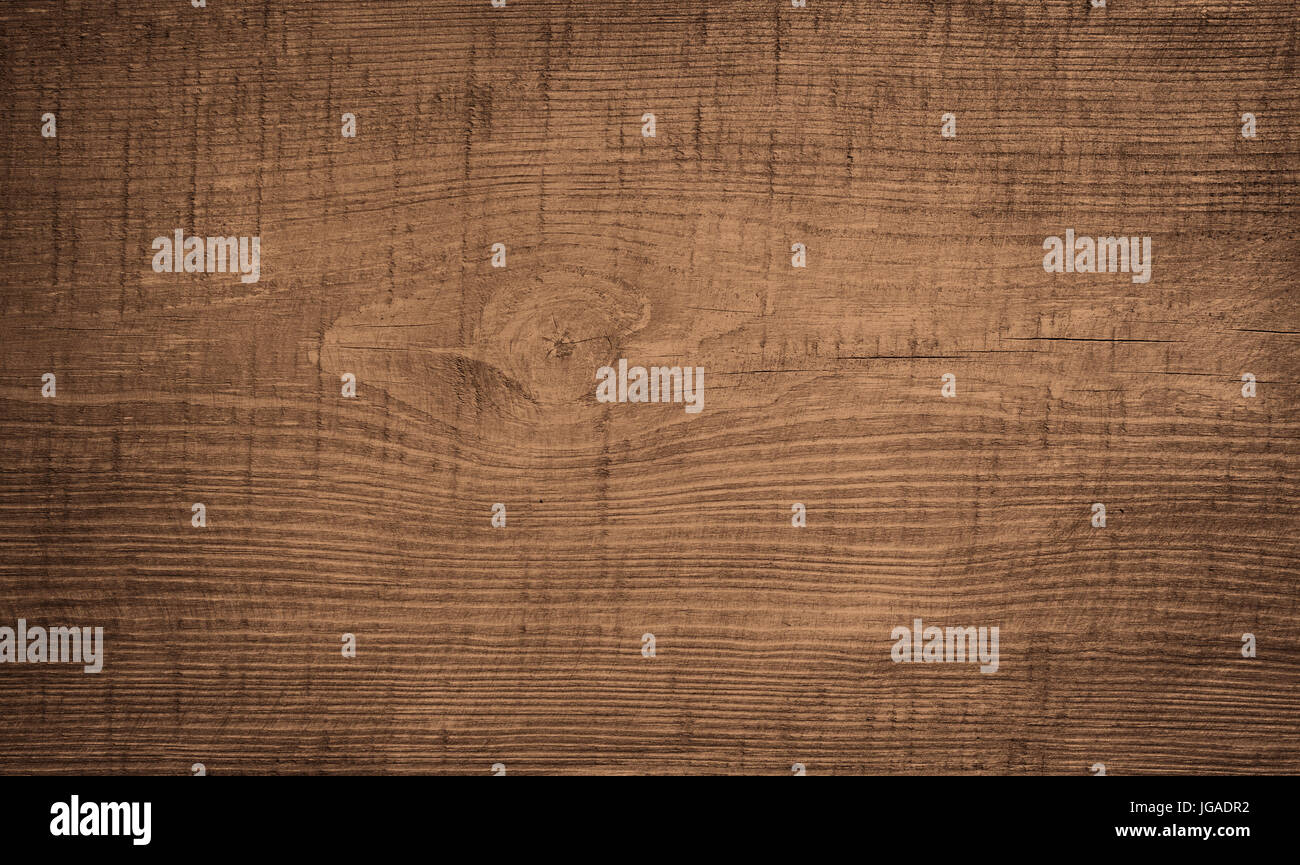 Braun dunkel zerkratzt aus Holz schneiden, Schneidebrett. Holzstruktur. Stockfoto
