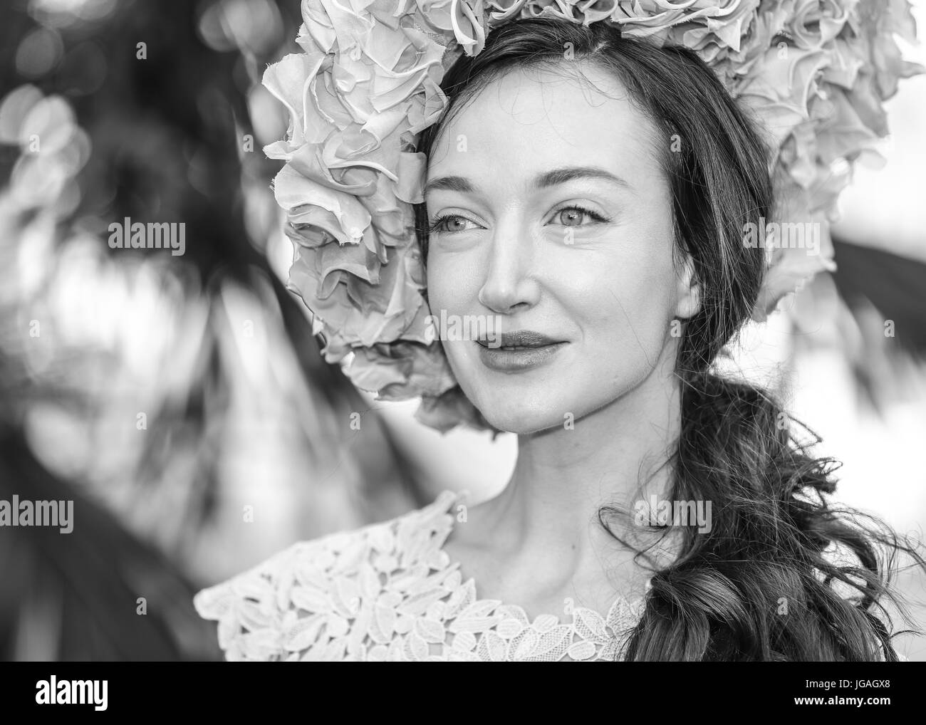 Investec Derby Day 2017 in Epsom Racecourse mit: Olivia Grant wo: Epsom, Vereinigtes Königreich bei: Kredit-3. Juni 2017: John Rainford/WENN.com Stockfoto