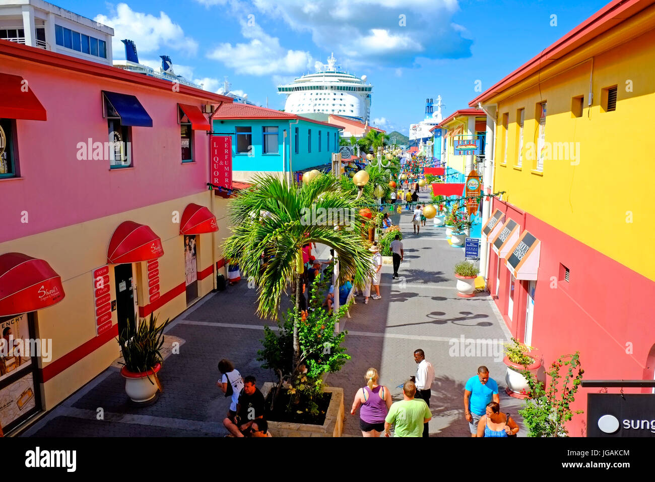 St. Lucia Karibik Kreuzfahrt Celebrity Linie Insel Vista südlichen Karibik Insel-Kreuzfahrt von Miami Florida Stockfoto